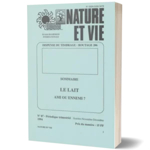 Livret Nature et vie ' Le lait ami ou ennemi ? '