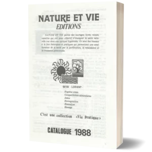 Livret Nature et vie Edition : catalogue de 1988