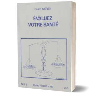 Livret Evaluer votre santé ' de Désiré Mérien