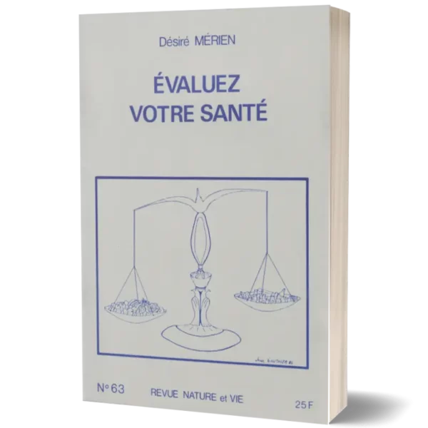 Couv3D - modèle(160) Livret Evaluer votre santé ' de Désiré Mérien