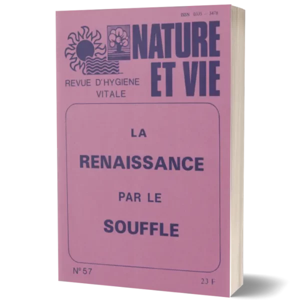 Couv3D - modèle(172) Livret Nature et vie ' La renaissance par le souffle '