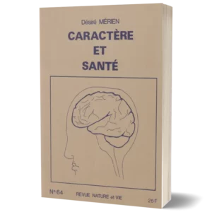 Livret 'Caractère et santé ' de Désiré Mérien