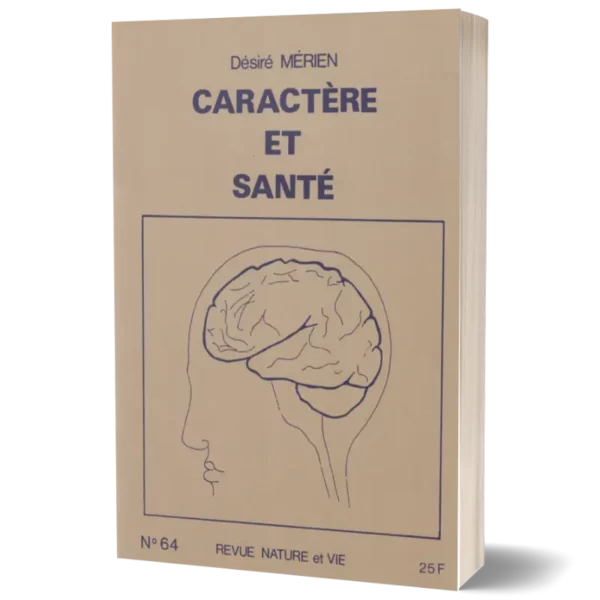 Couv3D - modèle(178) Livret 'Caractère et santé ' de Désiré Mérien
