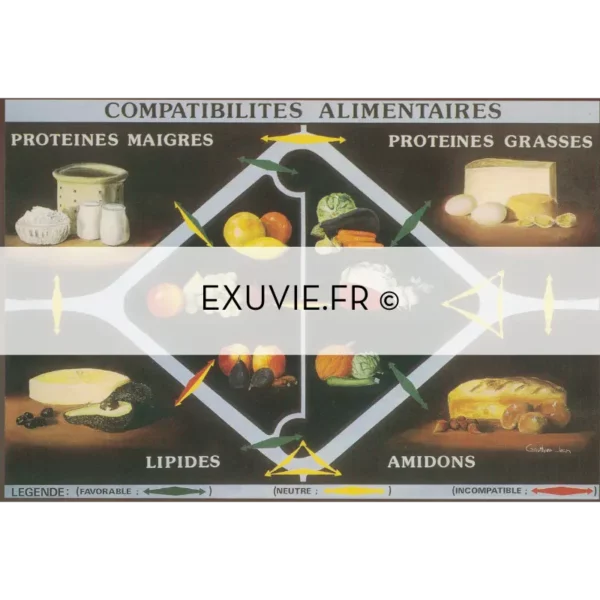 Couv3D - modèle(189) Compatibilité alimentaires