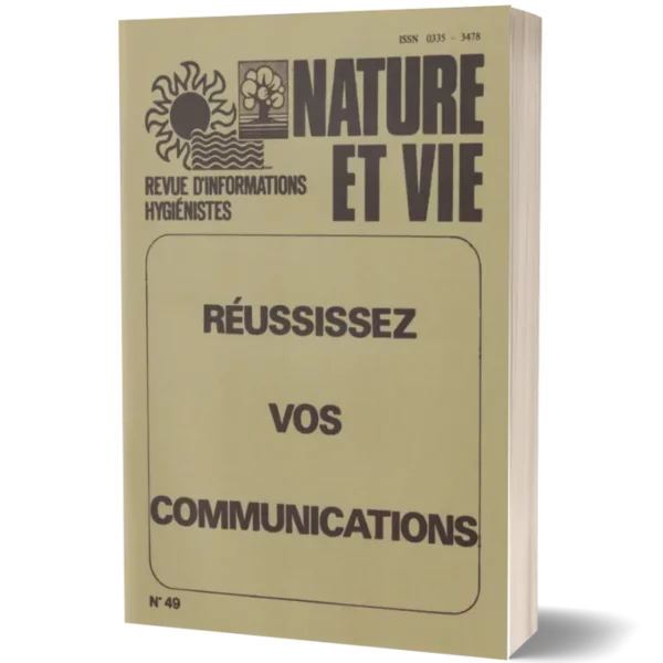 Couv3D - modèle(193) Livret Nature et vie ' Réussissez vos communications