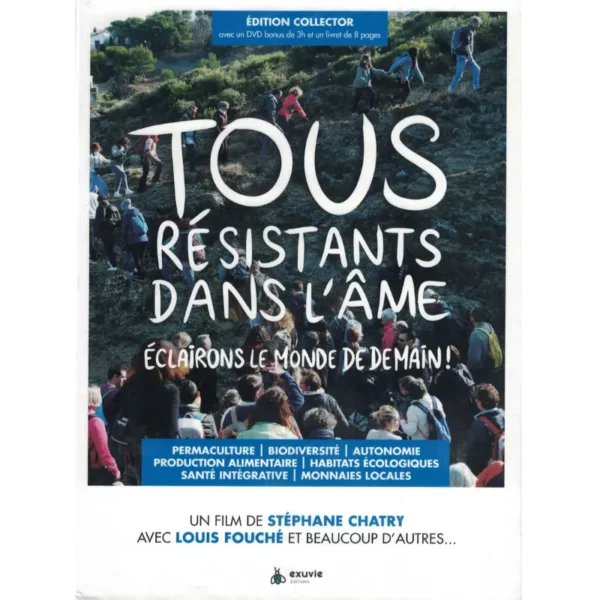 Couv3D - modèle(194) Affiche du film : 'Tous résistants dans l'âme éclairons le monde de demain !' de StéphaneCharty avec Louis Fouché