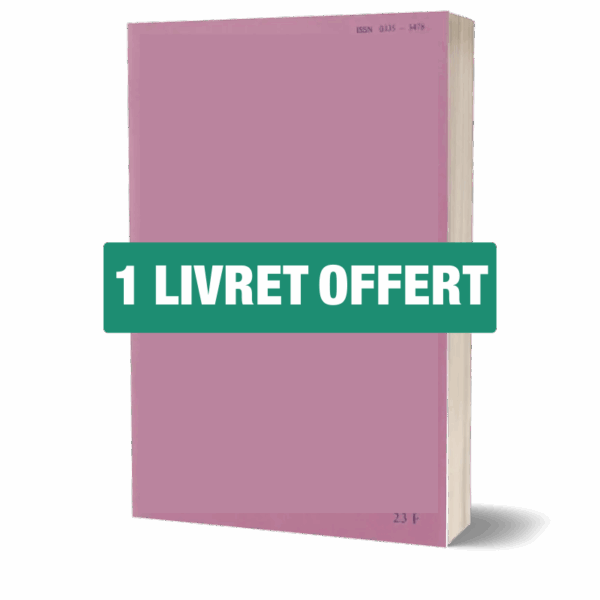 1 livret offert