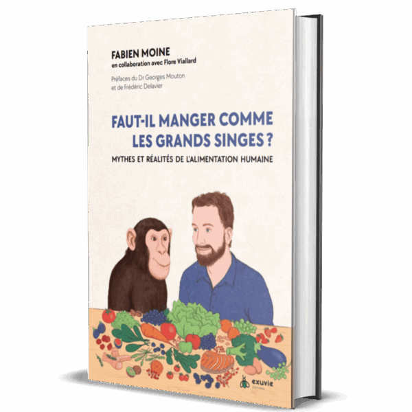 Couverture du livre' Faut-il manger comme les grands singes ?' de Fabien MOINE