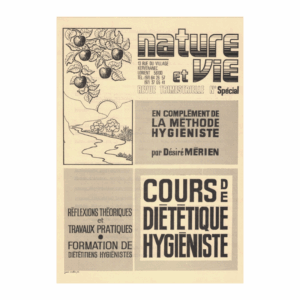 Couverture du livre 'Cours de diététique hygiéniste' de Désiré Mérien